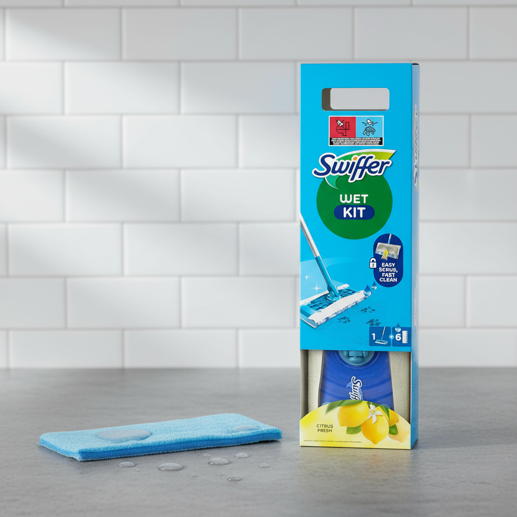Starter-Set: Bodenwischer und feuchte Bodentücher