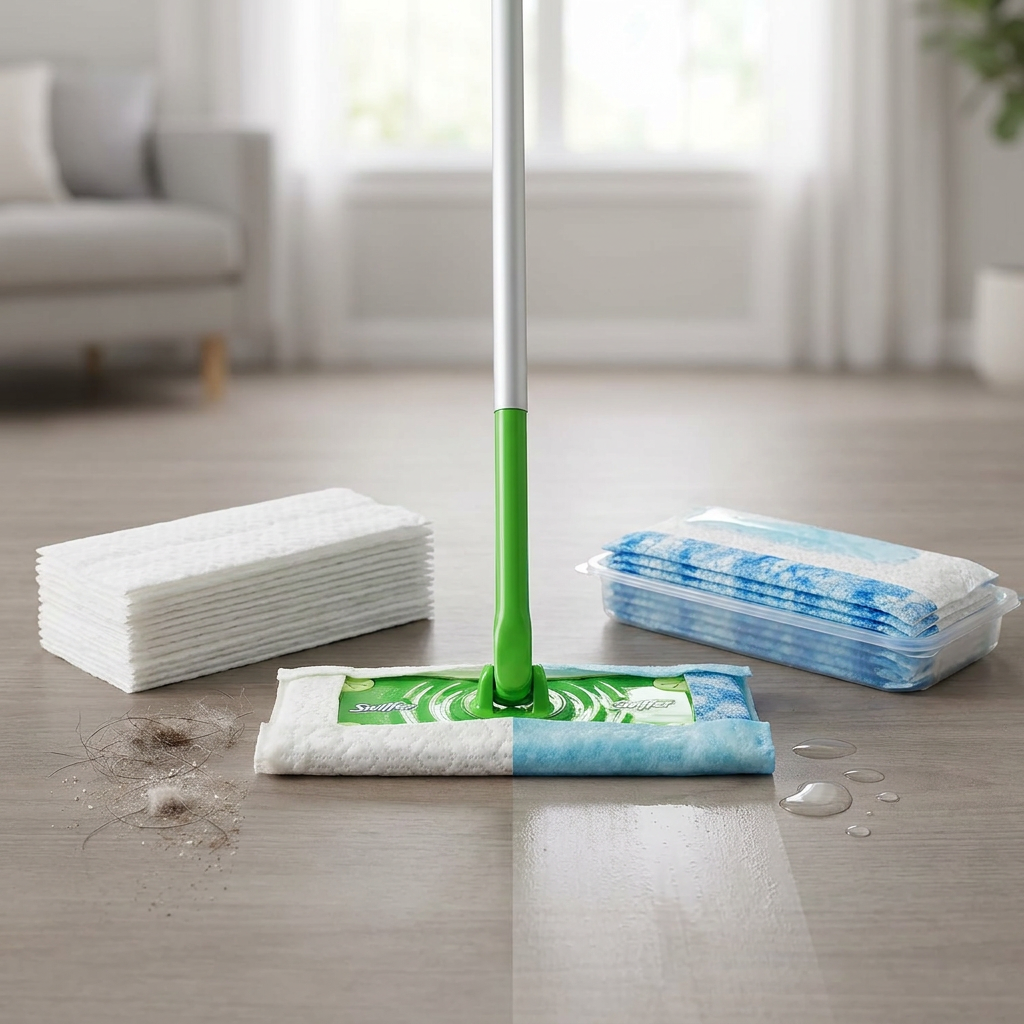 Drei Dinge, die bei Swiffer Vergleiche hängen bleiben sollten