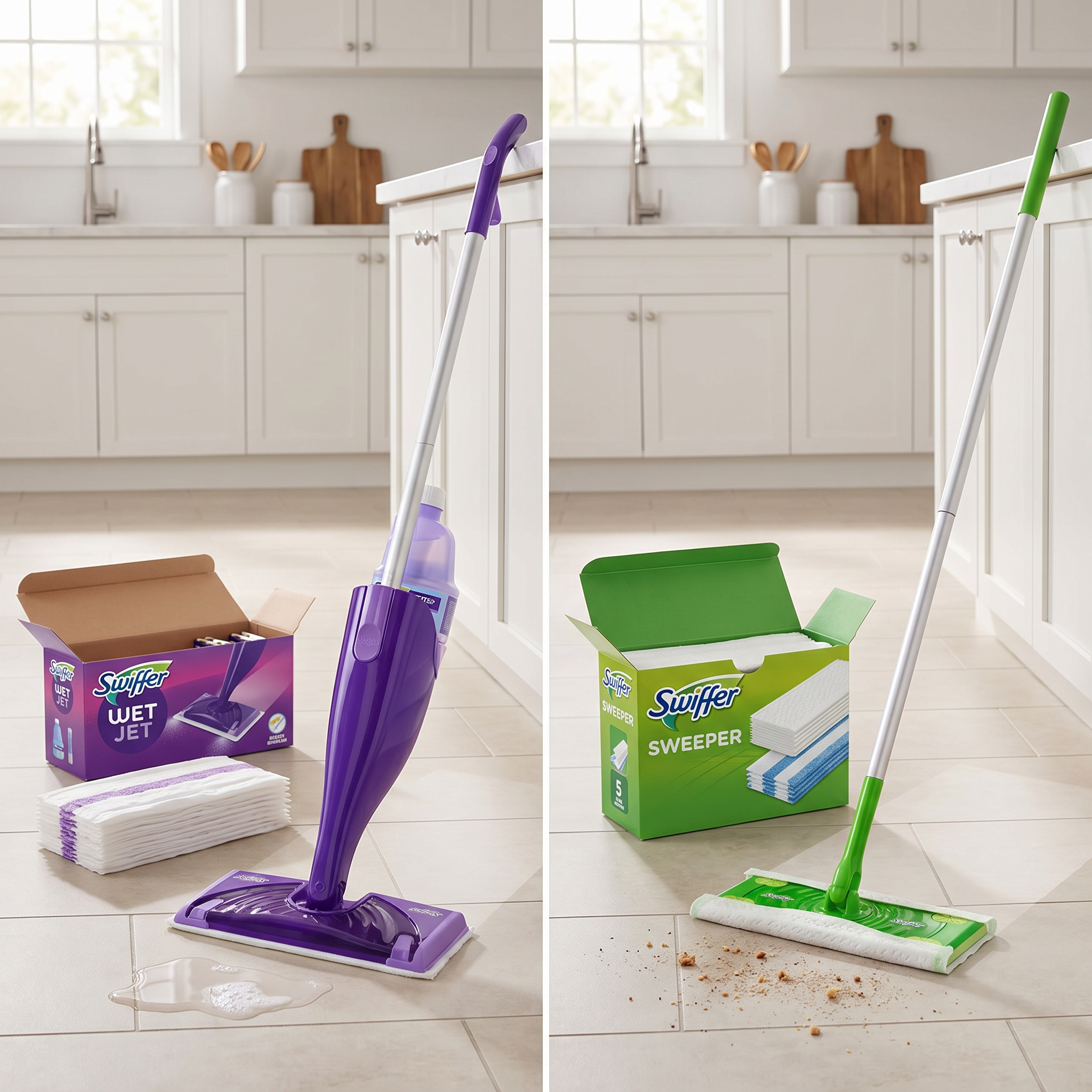 Drei Dinge, die bei Swiffer WetJet vs Sweeper wirklich entscheiden